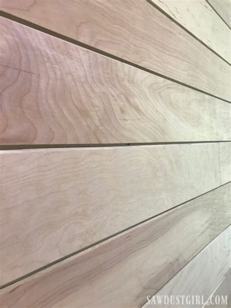 Plywood Plank Walls Creating V Groove Planks Sawdust Girl®