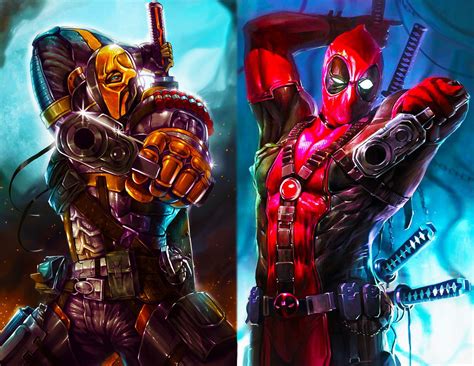 Deathstroke X Deadpool Deathstroke Vs Deadpool, Marvel N Dc, Marvel
