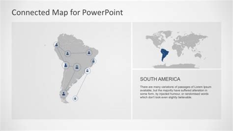 South America Continent Editable Map Powerpoint Slidemodel