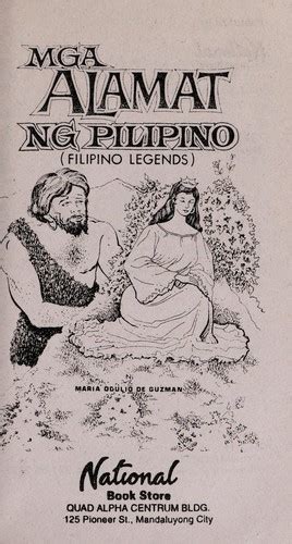 Mga Alamat Ng Pilipino 1972 Edition Open Library