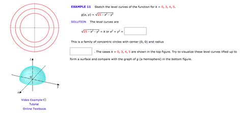 Solved Example 11 Sketch The Level Curves Of The Function