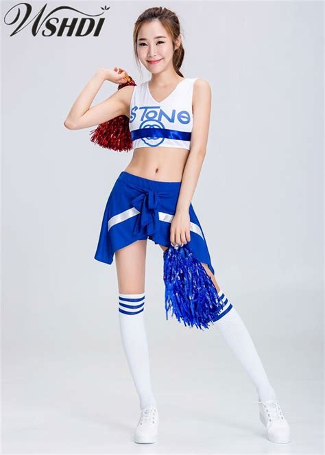 S Xxl New Sexy High School Cheerleader Costume Girl Baseball Aerobics