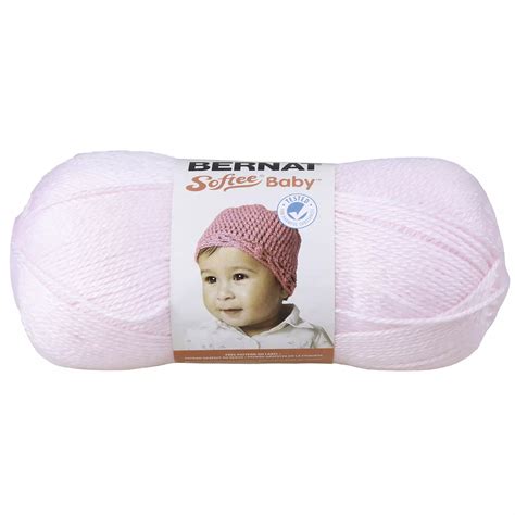 Bernat Softee Baby Acrylic Baby Yarn Pink Colour Pink Rossy