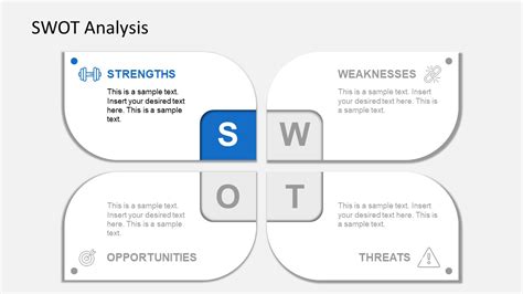 Swot Analysis Template Infographic Quadrants Powerpoint Slidemodel