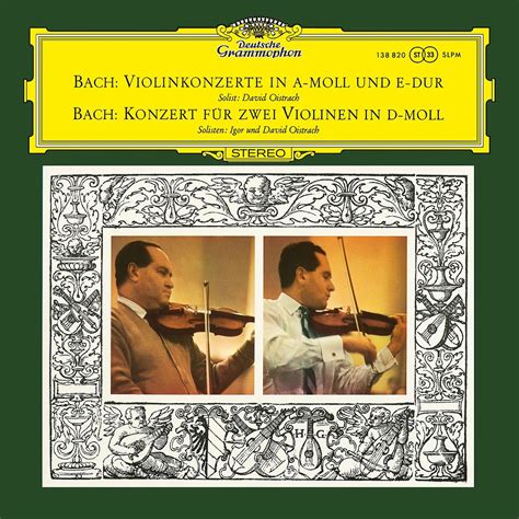 Bach Violin Concertos David And Igor Oistrach Videos