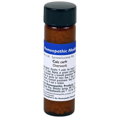 Calcarea Carbonica Pills Homeopathy Works