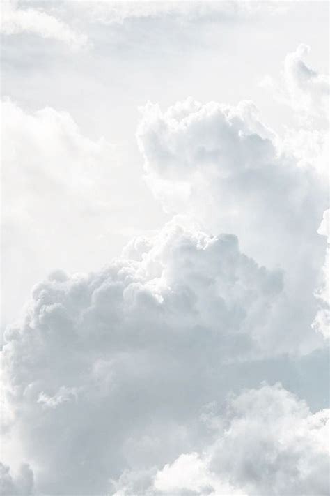 White Clouds Clouds White Aesthetic Shades Of White