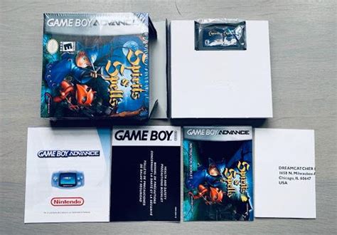 Spirits And Spells Item Box And Manual Gameboy Advance