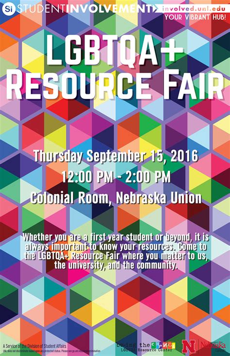 Lgbtqa Resource Fair Announce University Of Nebraska Lincoln