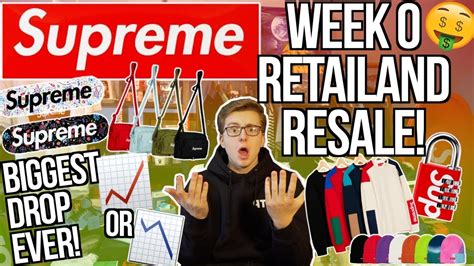 Insane Supreme Week 0 Retail And Resale Prices Biggest Drop Ever