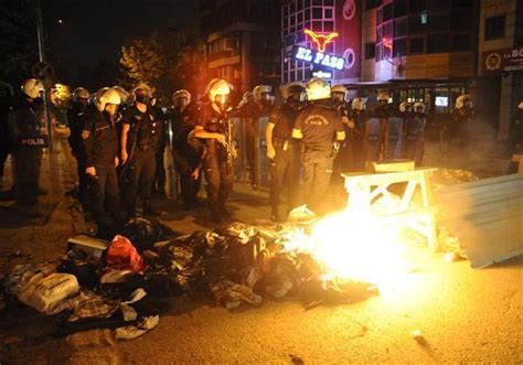 Gezi Park Protesters Police Clash Again In Turkish Capital Ankara