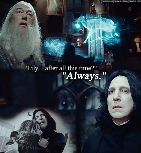 Who made her feel like an a a ngel. Lily... after all this time? | We Heart It | harry potter ...