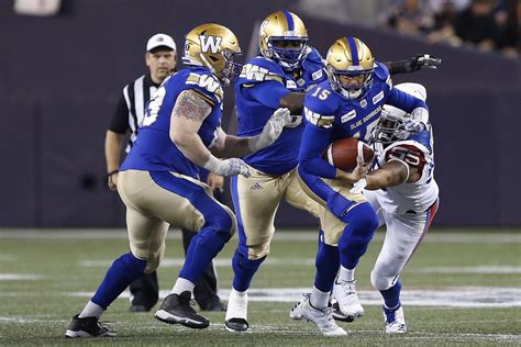 The opinions expressed in this release are those of the organization issuing it, and do not necessarily reflect the. Winnipeg Blue Bombers snap losing streak - The Globe and Mail