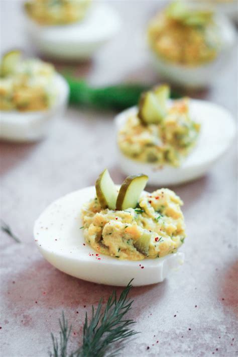 The Best Dill Pickle Deviled Eggs Keto And Whole30 What Great Grandma Ate