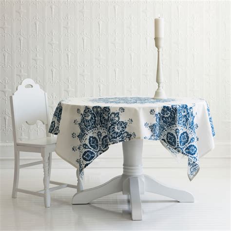 The diy picnic table described will be 6 feet long. Celestine 58" Square Tablecloth - Les Indiennes