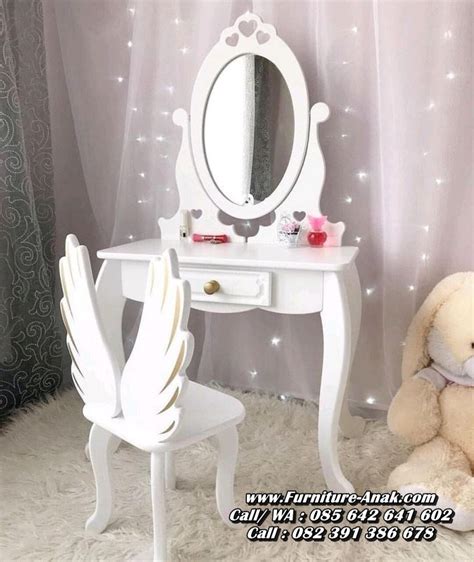 Meja Rias Anak Cantik Warna Putih Furniture Anak