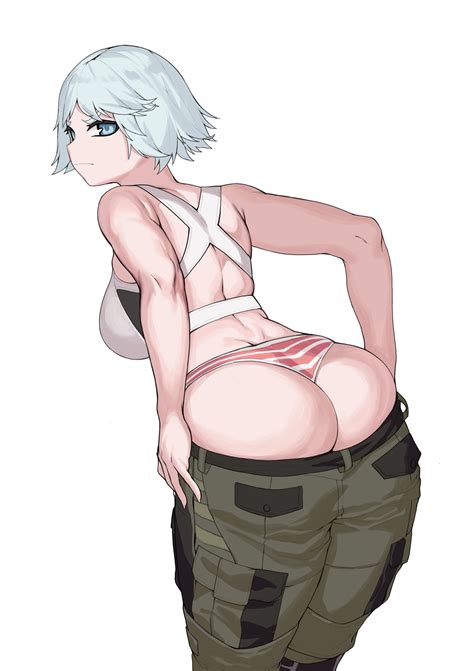 Rule Ass Cinko Iana Iana R S Panties Pants Down Rainbow Six Siege White Hair