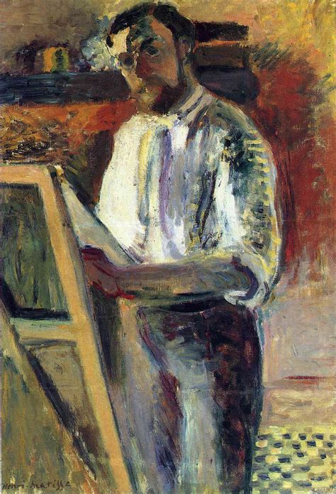 Self Portrait In Shirtsleeves 1900 Henri Matisse
