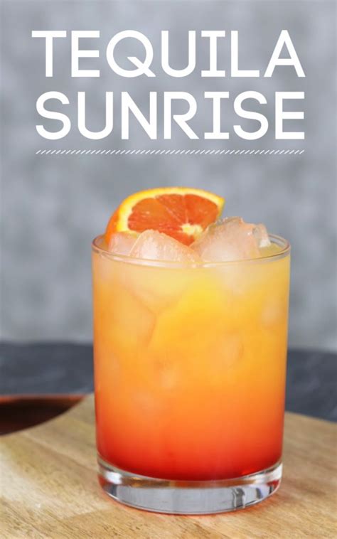 An Easy Layered Cocktail Get The Recipe For A Tequila Sunrise Learn How To Expertly Layer A