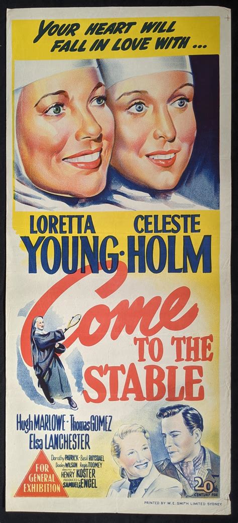 Lot Come To The Stable Starring Loretta Young And Celeste Holm 20th