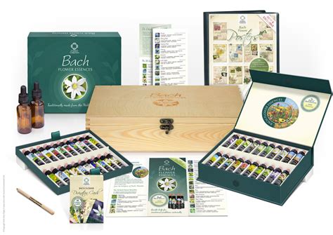 Bach Flower Essence Complete Practitioners Kit Wooden Box Posters Cards Set