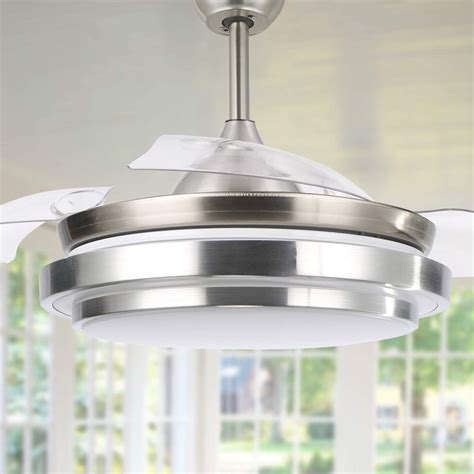 Buy Febfurniture 36 Retractable Ceiling Fan With Lights Modern