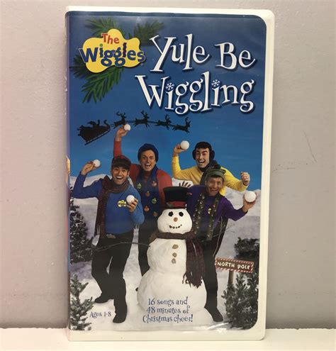 The Wiggles Yule Be Wiggling Vhs Video Tape 16 Kids Christmas Songs