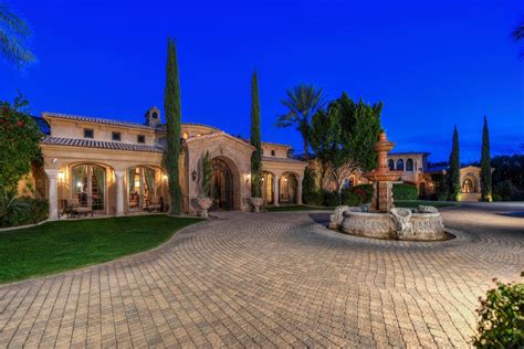 15000 Square Foot Tuscan Inspired Mansion In Paradise Valley Az The