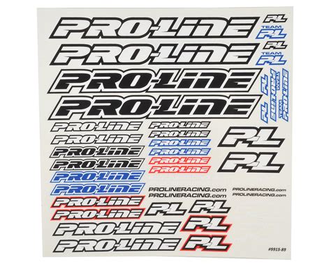 Pro Line Decal Sheet Rc Adventure