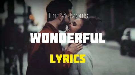 tim mcmorris wonderful lyrics youtube