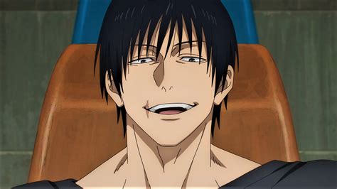Jujutsu Kaisen Fushiguro Toji Smiling Scars Anime Anime Screenshot