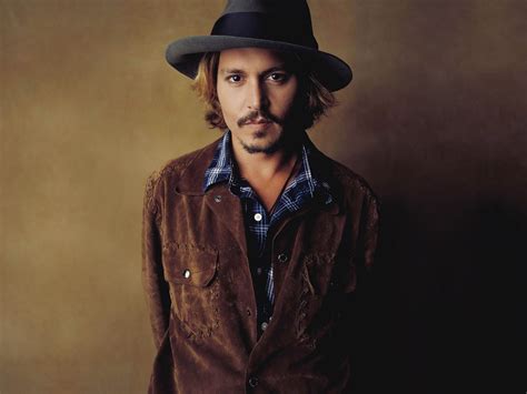 Johnny depp, once one of the world's most sought after men, is beginning to look a bit ropey. Wallpaper : portrait, Gentleman, mustache, jacket, Fedora ...