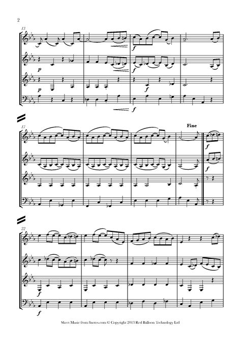 Scott Joplin The Entertainer Sheet Music For Flexible Brass Ensemble 4 Players