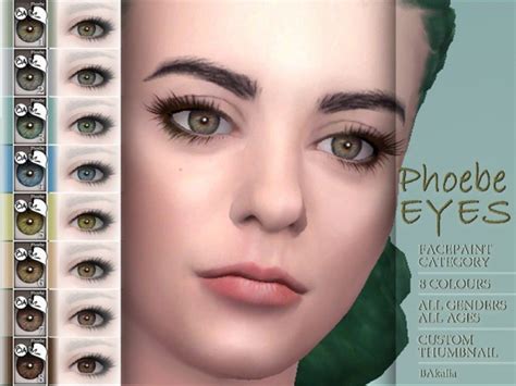The Sims Resource Phoebe Eyes By Bakalia • Sims 4 Downloads