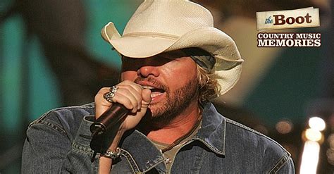 Country Music Memories Toby Keith Hits No 1 With Whiskey Girl