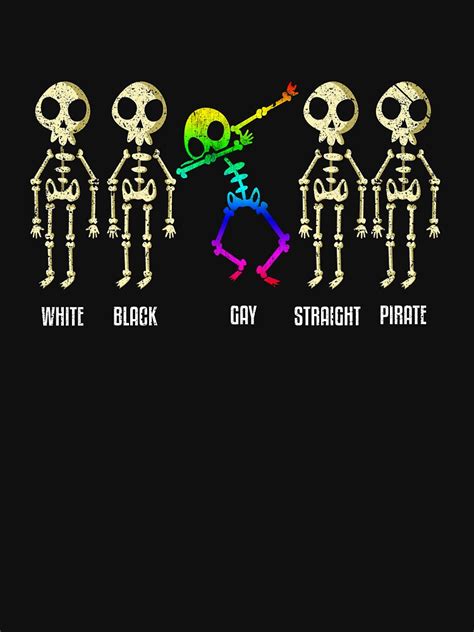 Dabbing Rainbow Gay Skeleton T Shirt By Kieranight Redbubble
