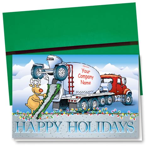 Own or manage a construction business? Construction Christmas Cards - Holiday Forms