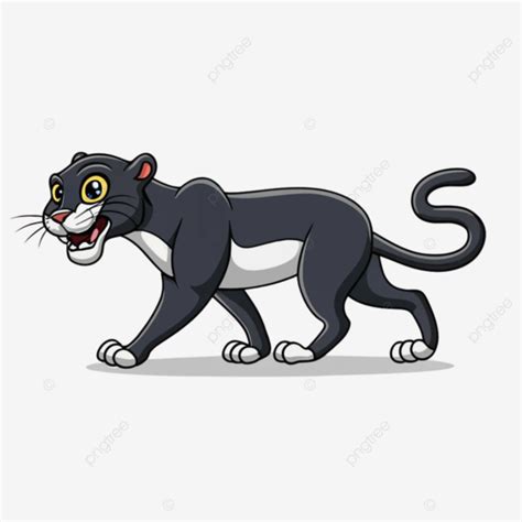 Black Panther Cartoon Character Panther Cartoon Panther Clipart