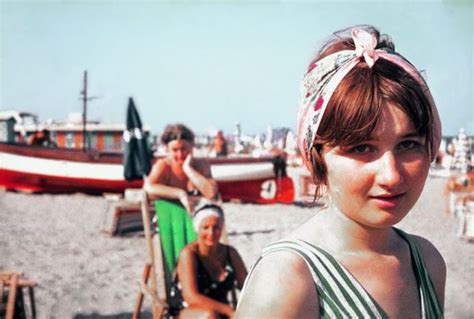 Vintage Everyday A Day At The Beach Interesting Color Snapshots Of