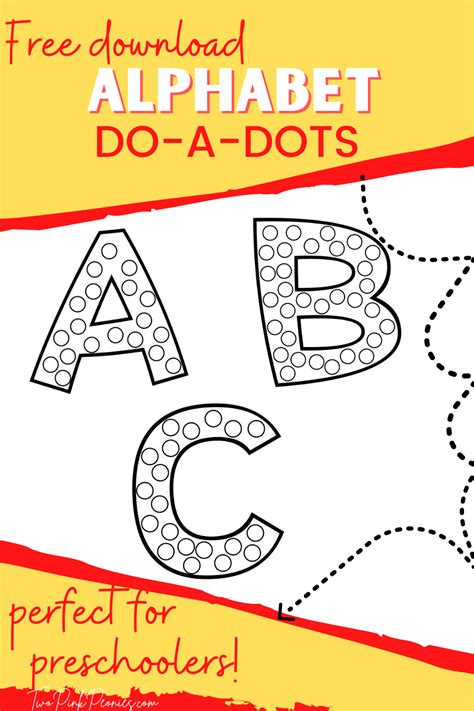 Free Alphabet Dot Marker Pages Dot Markers Do A Dot Dots Sheets