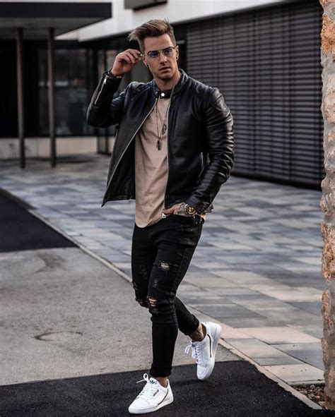 20 Ways How To Style A Black Leather Jacket For Men In 2024