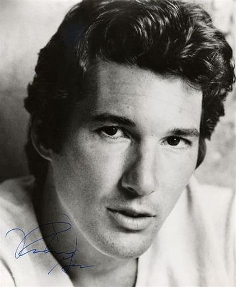 Autograph By Richard Gerehes A Hunk Richard Gere Young Richard
