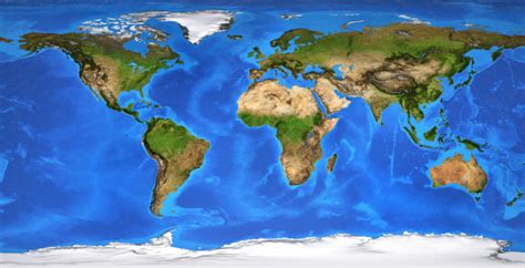 Continentes Del Mundo Concepto Cuáles Son Y Océanos