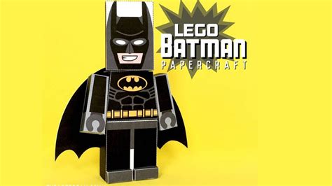 How To Make Batman Lego Papercraft Papercraft 99 Youtube
