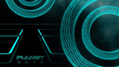 Tron Graphic Effect Planet Photoshop