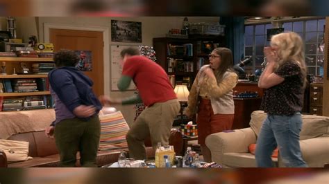 Leonard Slaps Sheldon Cooper Scene The Big Bang Theory Last Episode