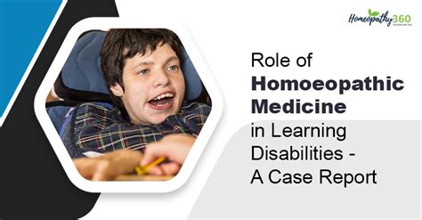 Role Of Homoeopathic Medicine In Learning Disabilities A Case Report