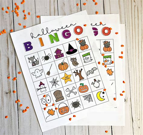 Free Printable Halloween Bingo Cards Printable Bingo Cards