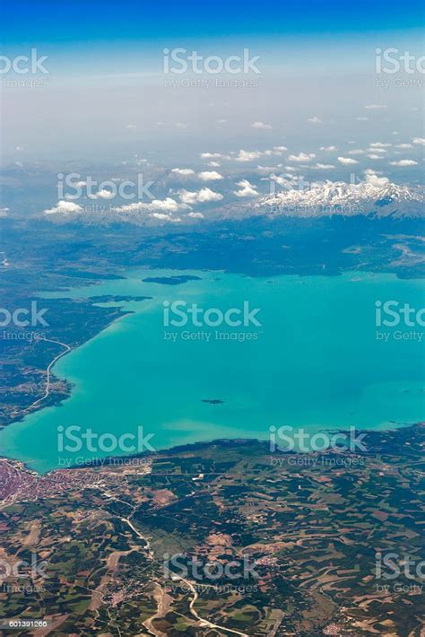 Aerial View Of Lake Beysehir In Turkey Stock Photo Download Image Now