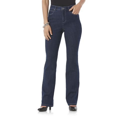 Basic Editions Womens Bootcut Jeans